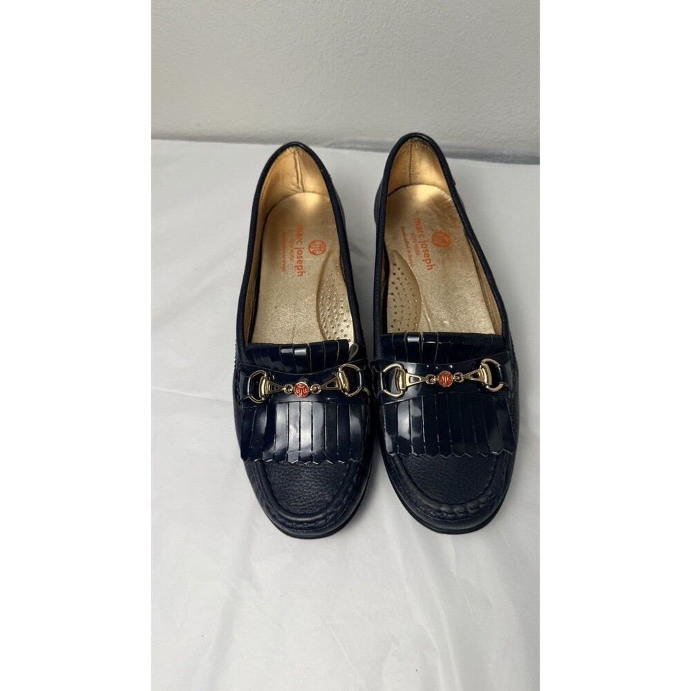 Marc Joseph New York Lexington Golf Women’s Size 9 Navy Leather Loafers